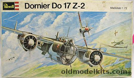 Revell 1/72 Dornier Do-17 Z-2, H247 plastic model kit